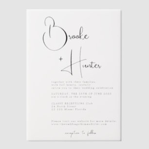 Photo Vellum Overlay Wedding Invitation, Vellum  Invitations