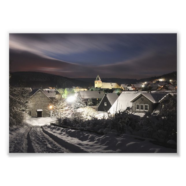 Photo village in winter (Front)