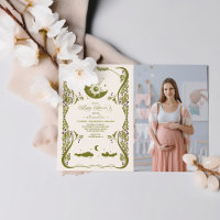 Photo Vintage Celestial Botanical Baby Shower