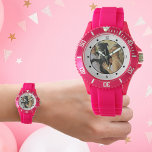 PHOTO Watch Wife Husband Kids Parents Pets Family<br><div class="desc">This watch is available as a boy or girl's watch in various colours. Add a photo and a name to make this a truly unique gift watch for kids, customisable and personalised. A photo watch can be a great gift for kids as it allows them to wear a functional timepiece...</div>