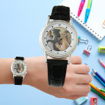 PHOTO Watch Wife Husband Kids Parents Pets Family<br><div class="desc">Introducing the perfect gift for any special occasion,  our customisable Zazzle watch! With a variety of styles and colours to choose from,  this watch is suitable for both men and women. Add a photo to make this a lovely memorial,  or momento keepsake watch.</div>