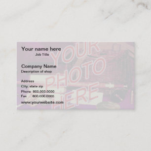 Photo Watermark Background template Business Card