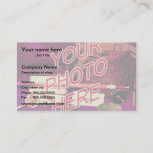 Photo Watermark Background template Business Card