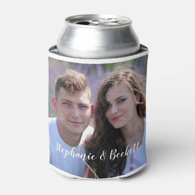 Photo Wedding Can Cooler (Can Front)