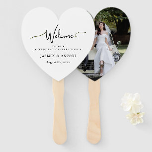 Photo Wedding Fan Program