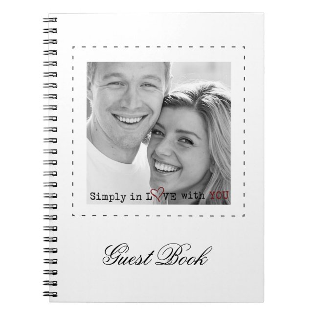 photo wedding guest book (Front)