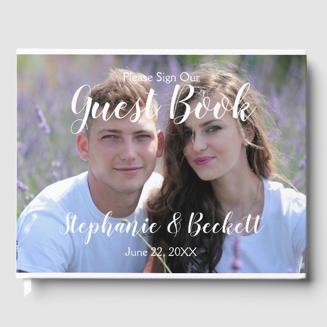 Photo Wedding Guest Book (Front)