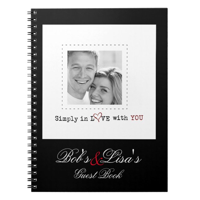 photo wedding guest book (Front)
