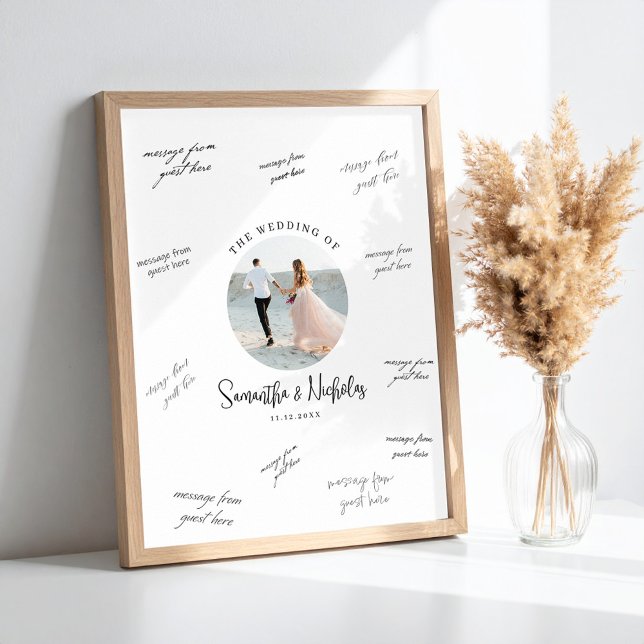 Photo Wedding Guestbook Signature Poster (Creator Uploaded)