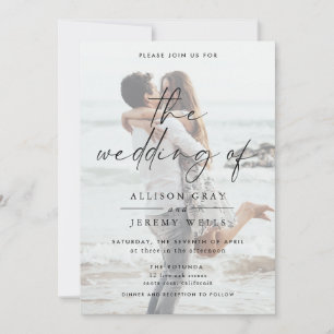 Photo Wedding Invitation