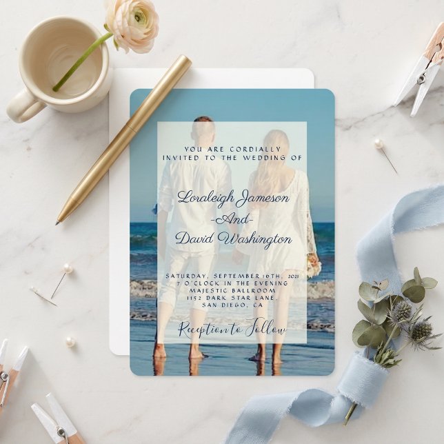 Photo wedding invitation (Creator Uploaded)