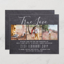 Photo Wedding Invitation Engagement Bridal Shower
