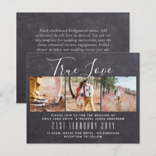 Photo Wedding Invitation Engagement Bridal Shower