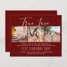 Photo Wedding Invitation Engagement Bridal Shower
