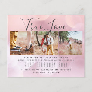 Photo Wedding Invitation Engagement Bridal Shower Flyer