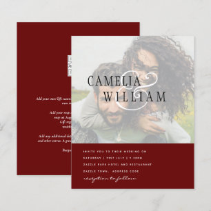 PHOTO Wedding Invitation Engagement Save the Date