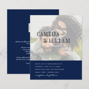 PHOTO Wedding Invitation Engagement Save the Date