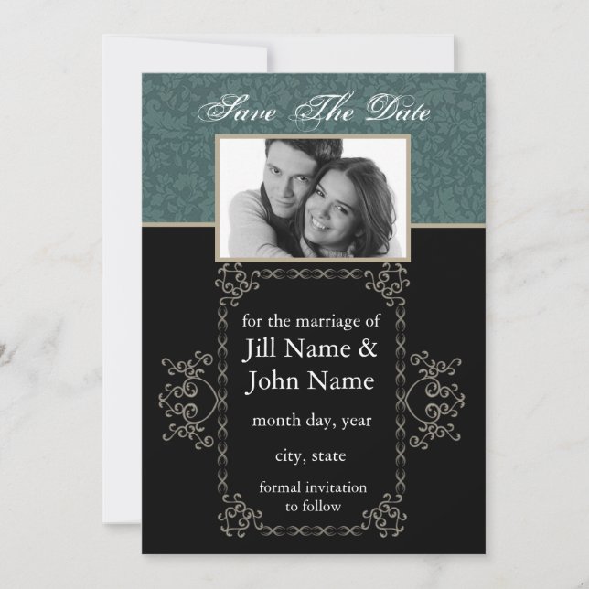 Photo_ Wedding_ Invitation_g Save The Date (Front)