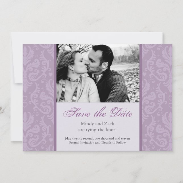 Photo Wedding Invitation Template (Front)