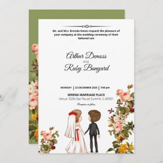 Photo Wedding Invitations Card