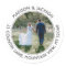 Photo Wedding Modern White Return Address Labels