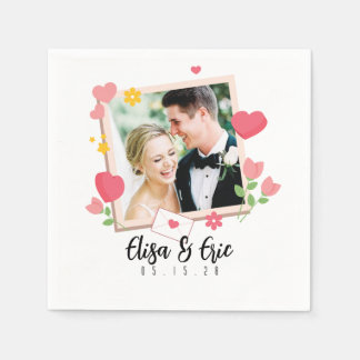 Photo Wedding Napkin