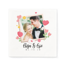 Photo Wedding Napkin