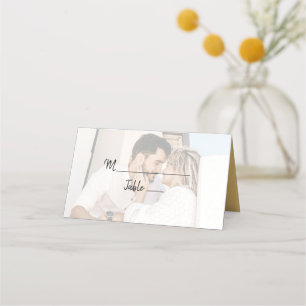 Photo Wedding Place Card