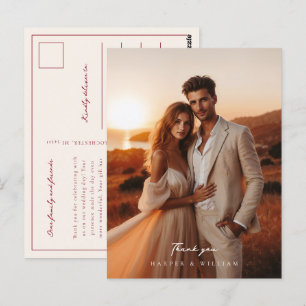 photo wedding Postcard
