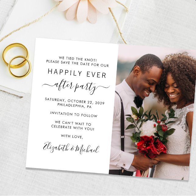 Photo Wedding Reception Save the Date (Creator Uploaded)