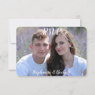 Photo Wedding RSVP Card