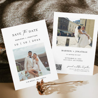 Photo Wedding Save the Date Invitation