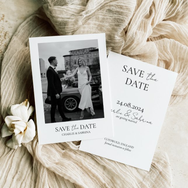 Photo Wedding Save the Date Invitation Template (Creator Uploaded)