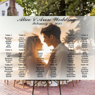 Photo Wedding Seating Chart
