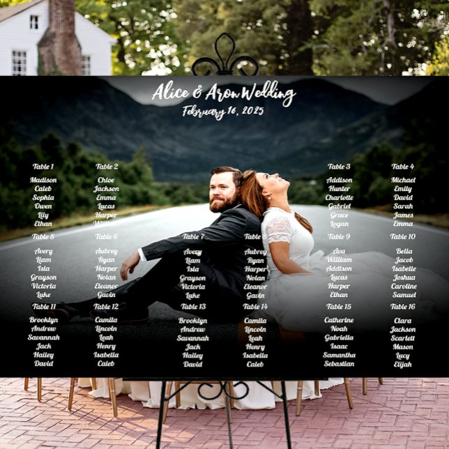 Photo Wedding Seating Chart (Creator Uploaded)