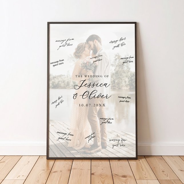 Photo Wedding Signature Guest Book Poster (Creator Uploaded)