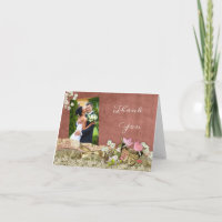 Photo Wedding Thank You Card