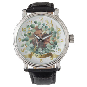 PHOTO Wedding Thank You Eucalyptus Leaves Gift   Watch