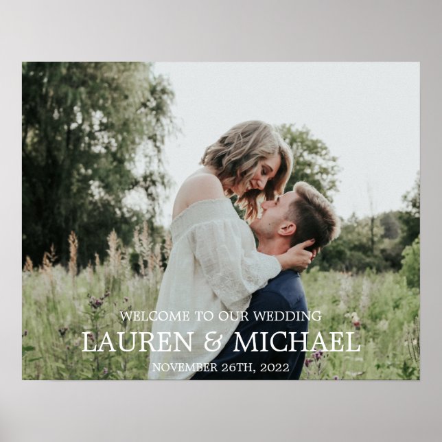 Photo Welcome sign (Front)