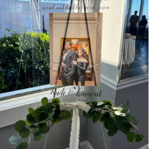 Photo Welcome Sign Acrylic I Wedding