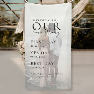 Photo WELCOME TO OUR LOVE STORY Banner