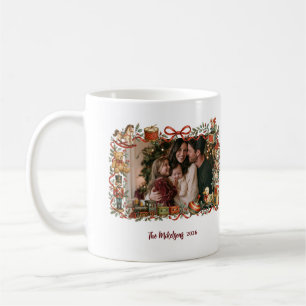 Photo Whimsical Vintage Storybook Christmas Toys Coffee Mug