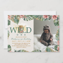 Photo Wild One Baby Boy First Birthday
