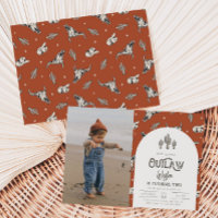 Photo Wild West Birthday Invitation | Cowboy