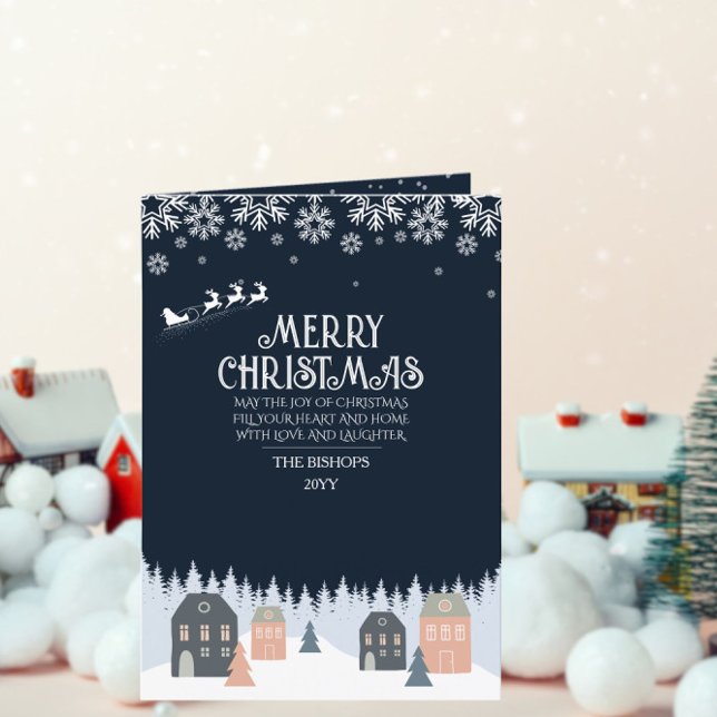 Photo Winter Rustic Christmas Holiday Card (Creator Uploaded)