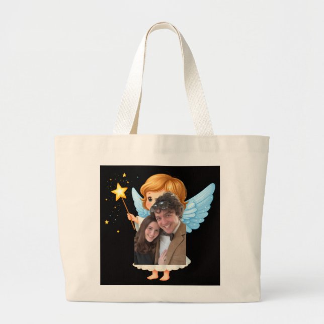 Photo with Angel hand bags (Front)