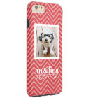 Photo with Chevron Pattern and Custom Name