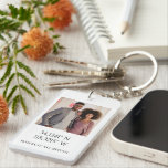 Photo with GPS Coordinates and Photo Personalised Key Ring<br><div class="desc">Photo with GPS Coordinates.  Personalised keychain from Ricaso -  change text and photograph to suit your needs. You can find your personalised GPS coordinates by searching online,  if possible it is best to copy and paste the result.  Great photo gift idea for couples.</div>