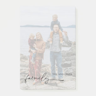 Photo with Name Personalised Faded Post-it Notes