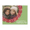Photo with Red Berry Christmas Wreath Frame